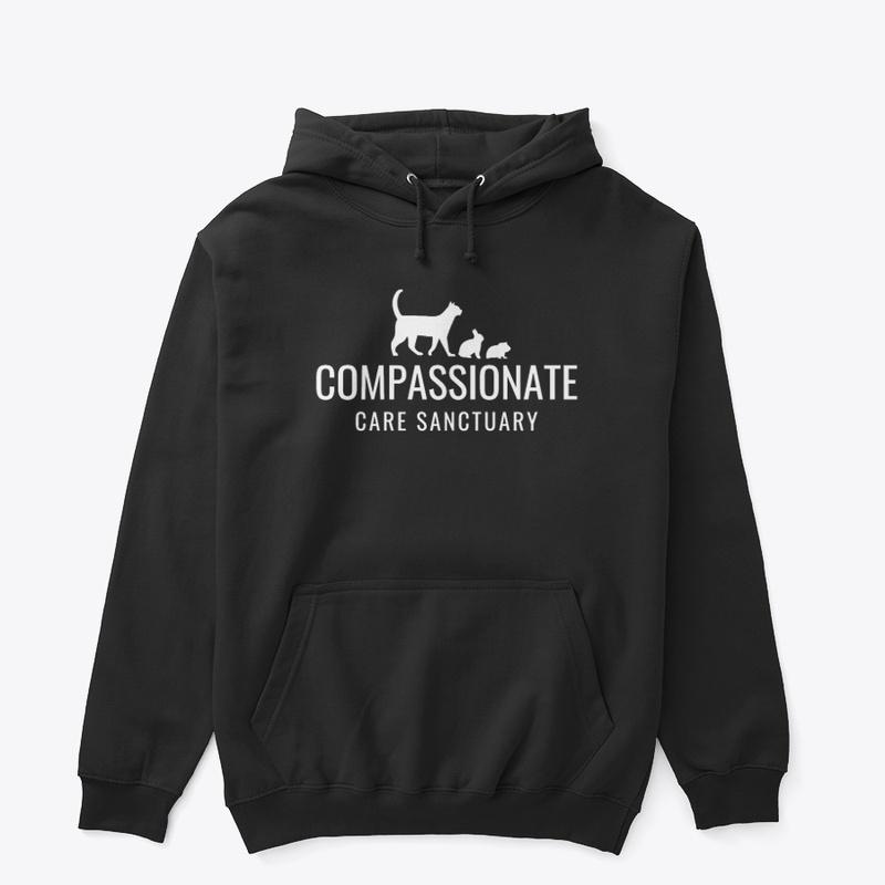 Hoodie with Compassionate Care Logo